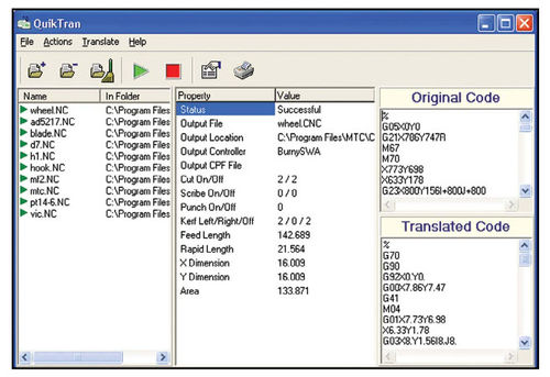 Logiciel de programmation - QuikTran - MTC Software