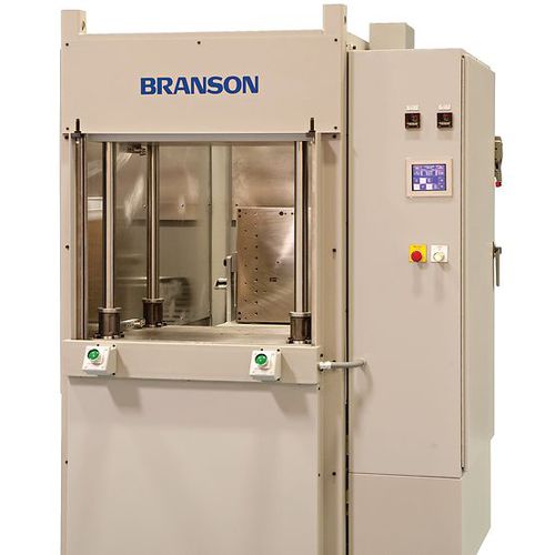 Machine de soudage à plaque chauffante - HH24A - Branson Ultrasonics - automatique / compacte / hydraulique