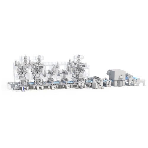 Ligne d'extrusion de film à plat - RF5 - Reifenhäuser Extrusion Technology GmbH & Co. KG - pour PP / pour PE / pour PLA
