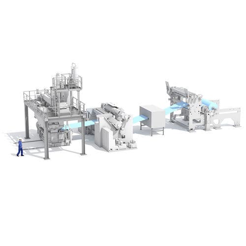 Ligne d'extrusion de filaments - RF  - Reifenhäuser Extrusion Technology GmbH & Co. KG - à soufflet / pour PP / pour PE