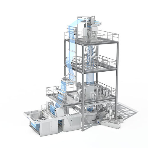 Ligne d'extrusion de laboratoire - EVO Micro  - Reifenhäuser Extrusion Technology GmbH & Co. KG - de film par gonflage / pour thermoplastiques / pour applications automobiles