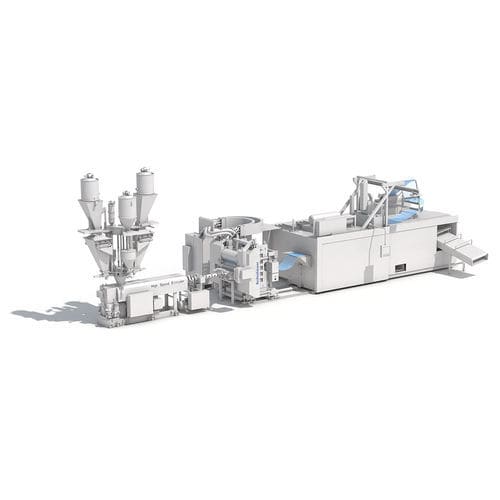 Ligne d'extrusion de film à plat - MIREX  - Reifenhäuser Extrusion Technology GmbH & Co. KG - de recyclage de matières plastiques / pour thermoplastiques / pour film de thermoformage