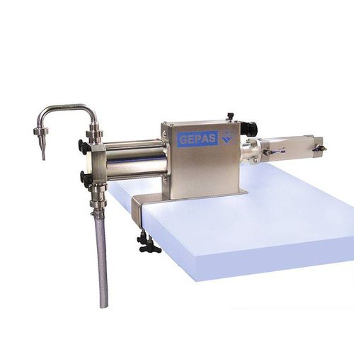 Remplisseuse semi-automatique - AH-P - GEPAS mbH - pour sachets / de bouteilles / multi contenant