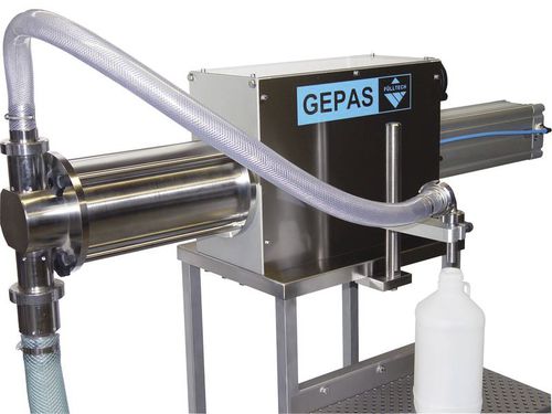 Remplisseuse semi-automatique - AH5000-P - GEPAS mbH - de bouteilles / de pots / canister