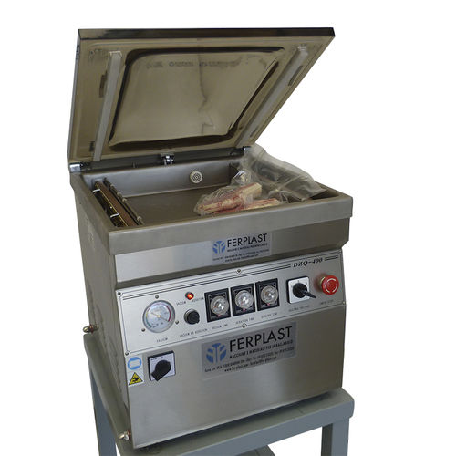 Machine de conditionnement semi-automatique - DZ 400 2T - Ferplast - sous vide / à cloche / de table