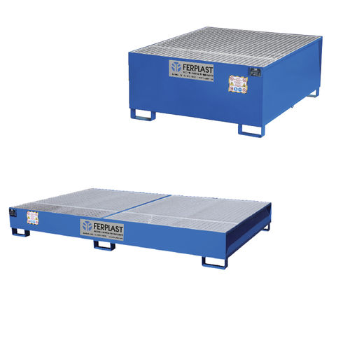 Bac de rétention pour conteneur IBC - FPB826S;FPB8070C - Ferplast - en acier / en acier peint / avec grille galvanisée