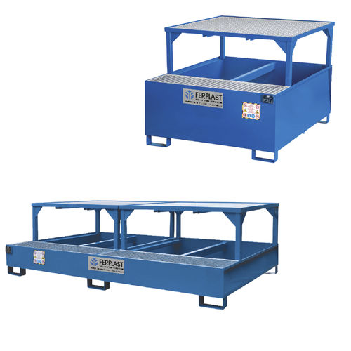 Bac de rétention pour conteneur IBC - FPB826C - Ferplast - en acier / en acier peint / avec grille galvanisée