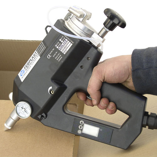 Pistolet d'extrusion - TR 50 - Ferplast - à colle thermofusible / manuel / électrique
