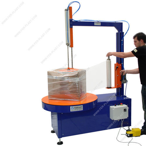 Banderoleuse à plateau tournant - FP BOX - Ferplast - semi-automatique / de cartons / avec rouleaux