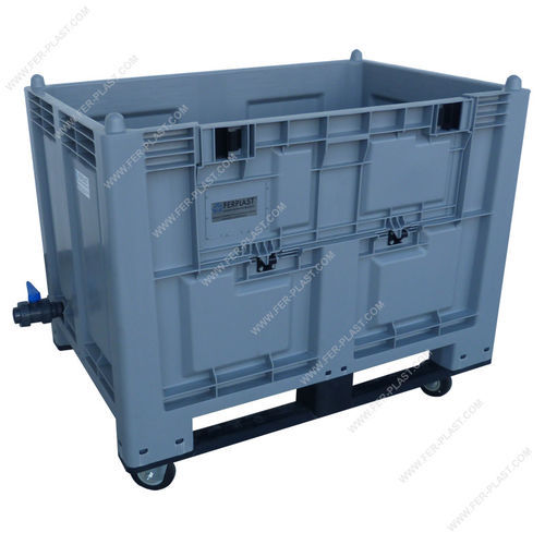 Conteneur industriel - CF5 series - Ferplast - en métal / empilable