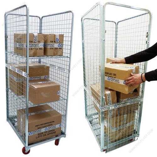 Roll-conteneur multiusage - CP 04 series - Ferplast - pour blanchisserie / 4 panneaux / 3 panneaux