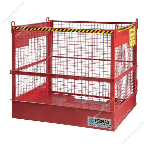 Conteneur de manutention - FP B392 - Ferplast - de sécurité / pour palettes / grillagé