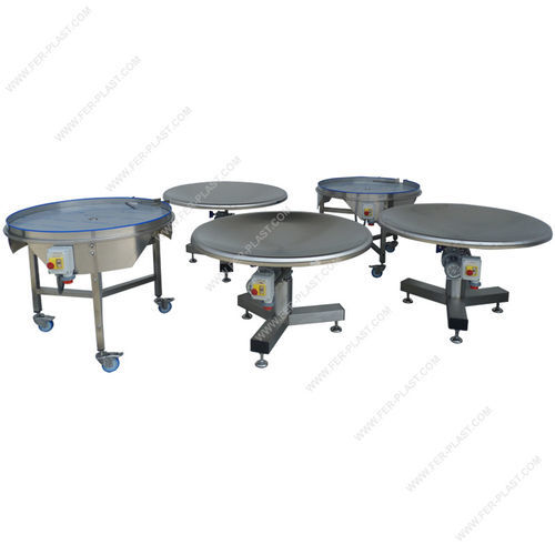 Table rotative entraînée par moteur - TRA series - Ferplast - horizontale / pour ligne d'emballage / pour l'industrie alimentaire