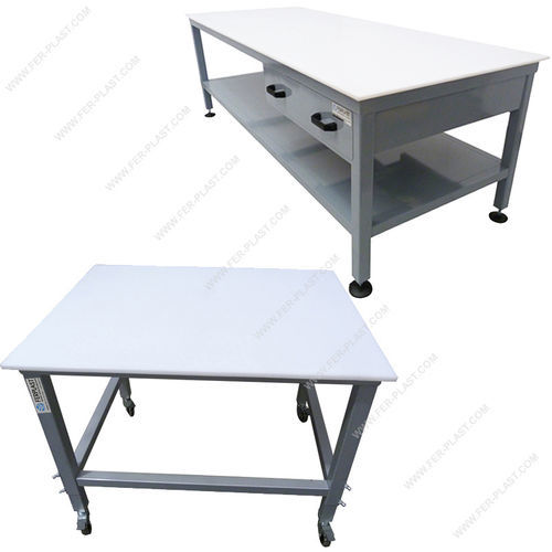 Établi en inox - P series - Ferplast - pour assemblage / à tiroir
