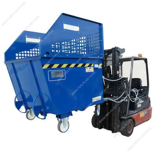 Benne à déchets pour papier - FPB series - Ferplast - avec roues / hydraulique / élévateur