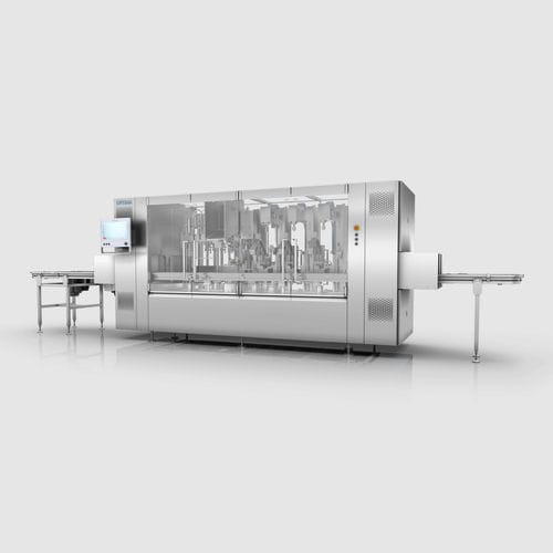 Machine de remplissage et de fermeture de bouteilles - Moduline Smart - OPTIMA packaging group GmbH - pour bocaux / pour l'industrie cosmétique / pour applications pharmaceutiques