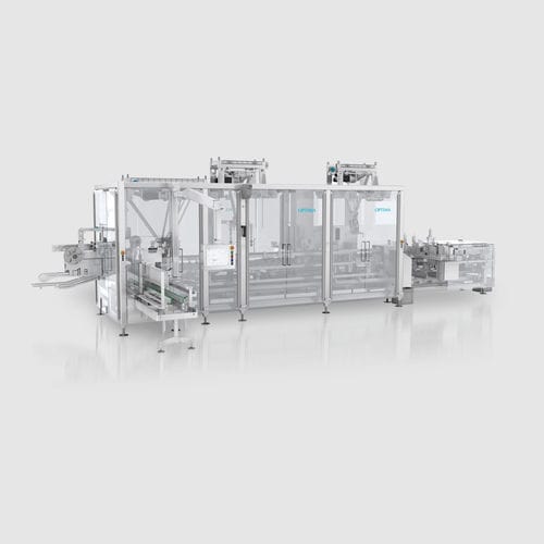 Encartonneuse verticale - CMF - OPTIMA packaging group GmbH - pour l'industrie cosmétique / entièrement automatique