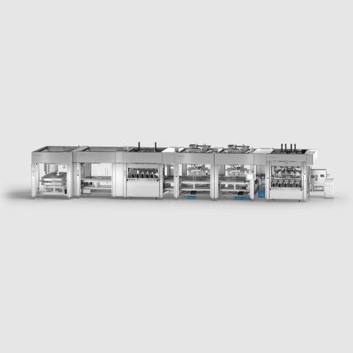 Encartonneuse horizontale - CBF - OPTIMA packaging group GmbH - pour l'industrie agroalimentaire / de boîtes