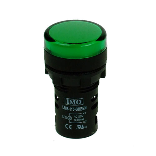 Voyant permanent - LMB-12-GREEN  - IMO Precision Controls Limited - à LED / à incandescence / IEC