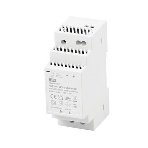 Alimentation électrique monophasée - SPS-1-030-24DC - IMO Precision Controls Limited - sur rail DIN / DC/DC / AC/DC