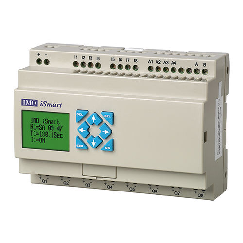 Relais programmable compact - SMT-EA24-R20-V3 - IMO Precision Controls Limited - sur rail DIN / entrées / sorties