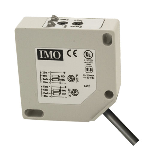 Détecteur photoélectrique type barrage - SQR/B020-C - IMO Precision Controls Limited - cubique / en matière plastique / compact