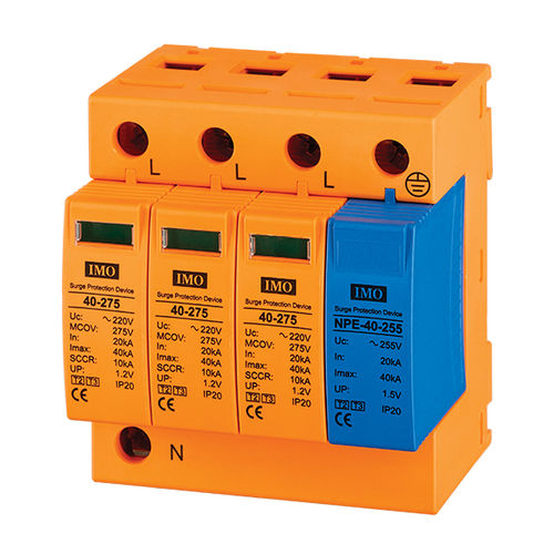 Boitier parafoudre de type 2 - SPD4-403NC - IMO Precision Controls Limited - de type 3 / contre les surtensions / compact