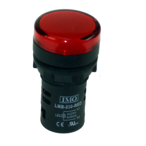 Voyant permanent - LMB-24-RED - IMO Precision Controls Limited - à LED / à incandescence / monté sur panneau