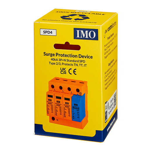 Boitier parafoudre de type 2 - SPD4 - IMO Precision Controls Limited - d'installation électrique / pour alimentation électrique / contre les surtensions