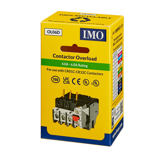 Relais de protection à montage sur contacteur - OL06D - IMO Precision Controls Limited - de surcharge
