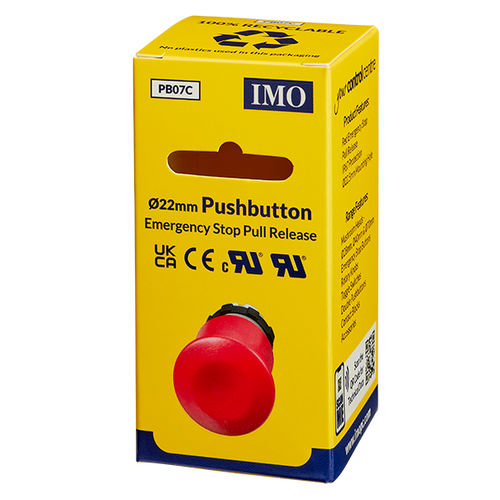 Bouton poussoir d'arrêt d'urgence - PB07C - IMO Precision Controls Limited - IP65