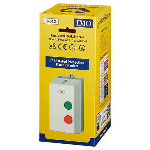 Démarreur DOL - SR01D - IMO Precision Controls Limited - de moteur / AC / pour surcharge