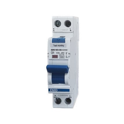 Dispositif différentiel à courant résiduel magnéto-thermique - B6BRC1N25-30-A2 - IMO Precision Controls Limited - contre les surintensités / de tension / à courant résiduel
