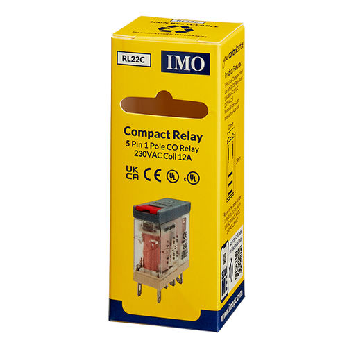 Relais de puissance - RL22C - IMO Precision Controls Limited - 230 Vca / compact / pour montage en surface