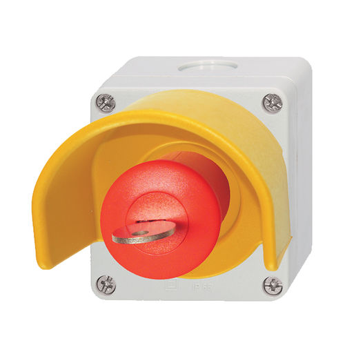 Bouton poussoir d'arrêt d'urgence - BG10P44S3-11-SK - IMO Precision Controls Limited - à clé / robuste / IP67