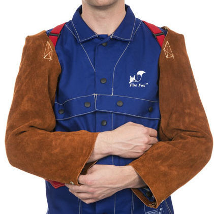 Manchette de protection de travail - 44-7023 - Weldas Europe B.V. - résistante à la chaleur / ignifuge / en cuir