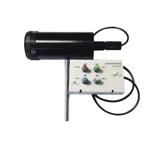 Source lumineuse à LED - 204340 - OVIO INSTRUMENTS - blanche / bleue / rouge