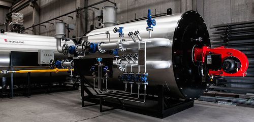 Chaudière à fluide thermique - PIROBLOC - d'eau chaude / à vapeur / à gaz