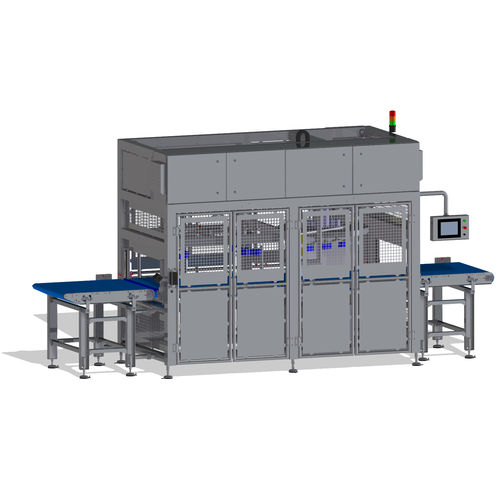 Coupeuse de fromage à lame rotative - SRCM - iXAPACK GLOBAL - automatique / avec convoyeur / à poids variable