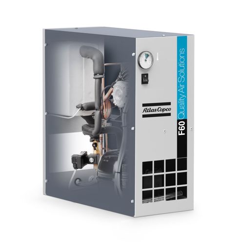 Sécheur d'air comprimé par réfrigération - F series - Atlas Copco Compressors - triple étage / compact