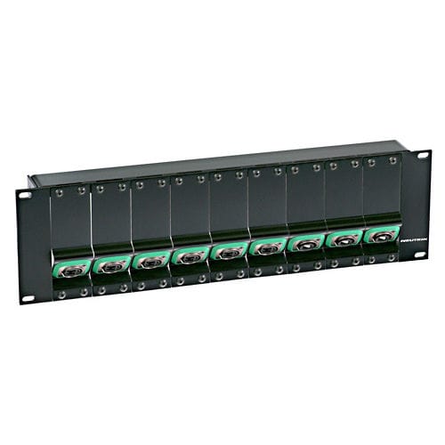 Panneau de distribution rackable - NZPF series - Neutrik - pour fibre optique