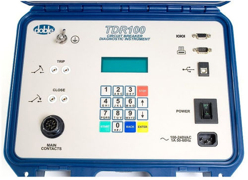 Appareil de test d'impédance de terre - TDR100 - Doble Lemke - de disjoncteur / portable