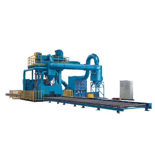 Grenailleuse à convoyeur à rouleaux - RC line - Shandong Kaitai Shot Blasting Machinery Share Co., - pour métal / de tôles
