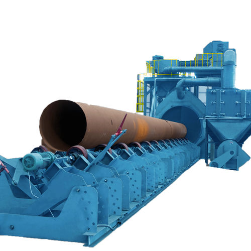 Grenailleuse à bande - PB-line - Shandong Kaitai Shot Blasting Machinery Share Co., - pour tubes