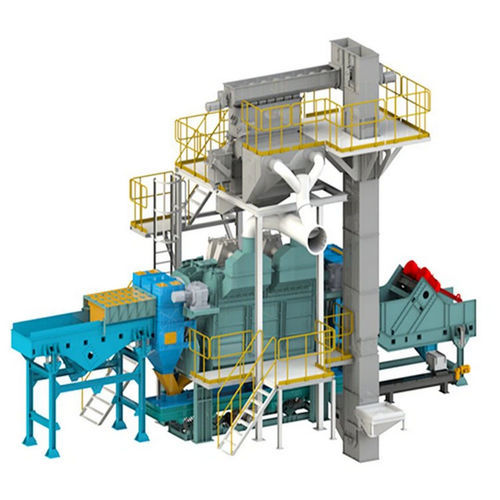 Grenailleuse à bande - CT4-45 - Shandong Kaitai Shot Blasting Machinery Share Co., - à tablier retourneur / pour profilés / pour nettoyage de surface