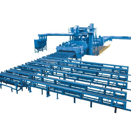 Ligne de prétraitement de surface à chambre - XQ69  - Shandong Kaitai Shot Blasting Machinery Share Co., - automatique