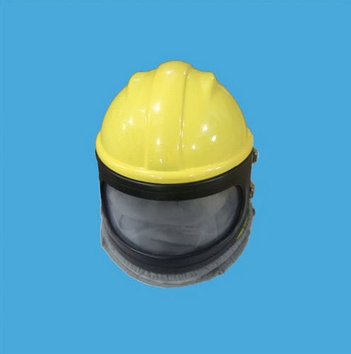 Casque de sableur - Shandong Kaitai Shot Blasting Machinery Share Co., - jaune / avec respirateur