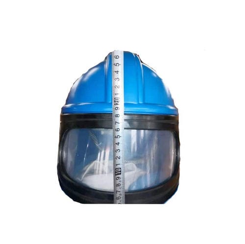Casque de sableur - Shandong Kaitai Shot Blasting Machinery Share Co., - en plastique / jaune / bleu