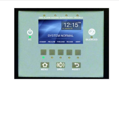 Panneau de commande d'alarme incendie - LCD - Gamewell-FCI - adressable / en réseau