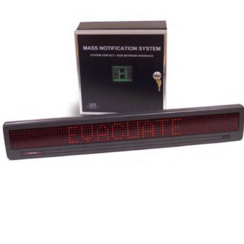 Panneau de visualisation d'alarme incendie - MNS - Gamewell-FCI - programmable / en réseau